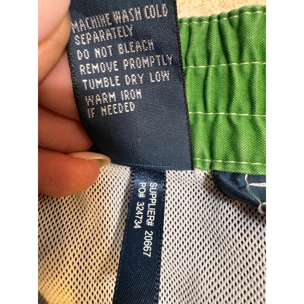 Polo Ralph Lauren Y2K Big Pony Colorblock Swim Trunks Men's Medium